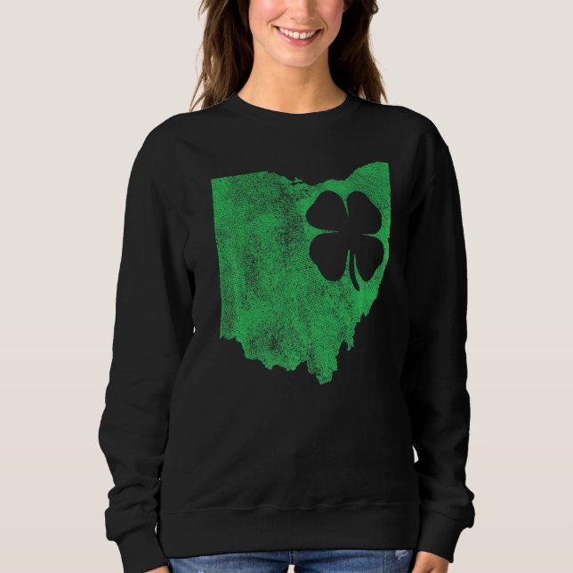 Sudadera Ohio St Patrick S Day Shamrock C Irish Paddy S (Anverso)