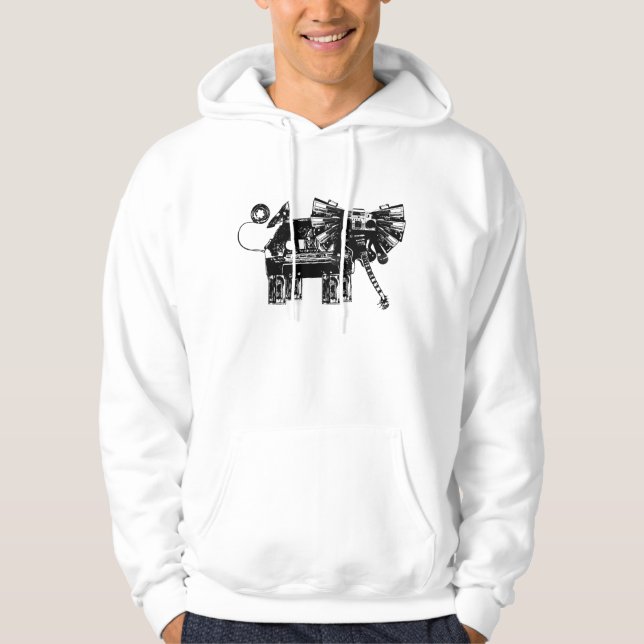 Sudadera oiga los elefantes (Anverso)