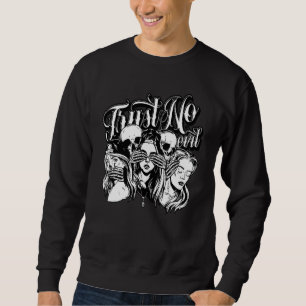 Sudadera Oír Ver Hablar No Mal Calavera Cabezas Confiar No 