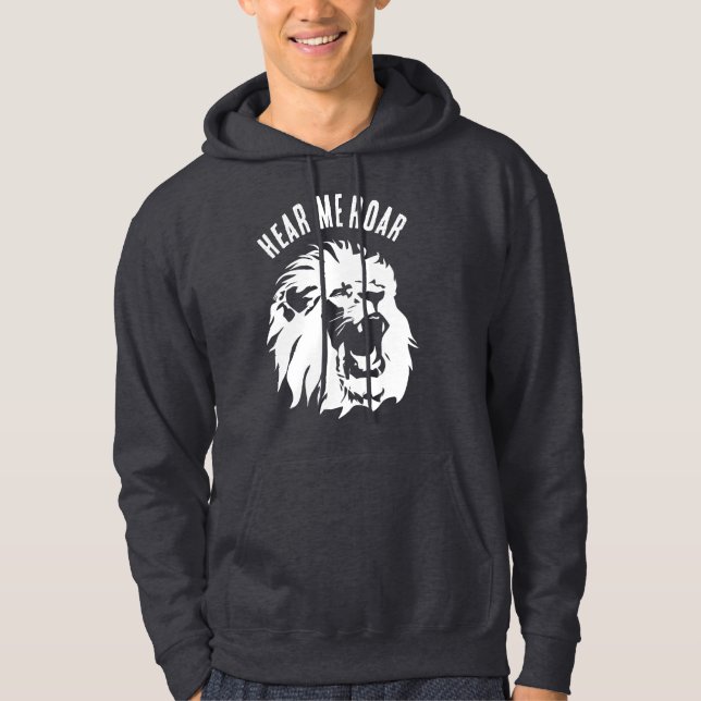 Sudadera Oírme Roar Cara de León (Anverso)