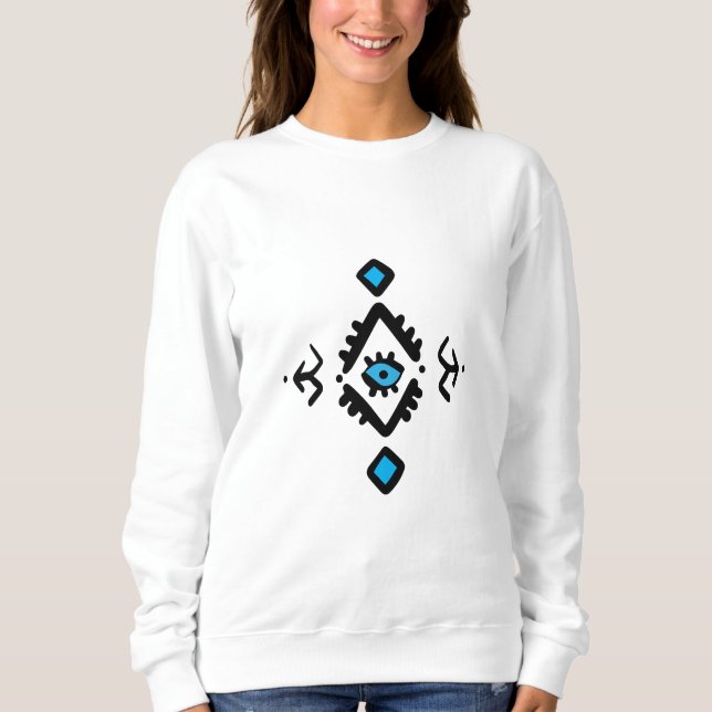 Sudadera Ojo amazigh malvado argelino (Anverso)