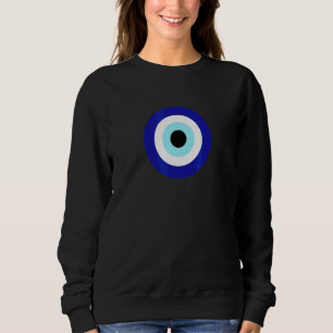 Sudadera Ojo azul malvado antiguo Hamsa sagrado símbolo esp