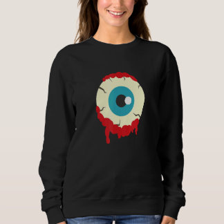 Sudadera Ojo de Zombie Espeluznante Halloween Zombies Hombr