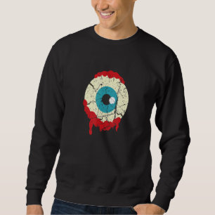 Sudadera Ojo de Zombie Halloween Zombie Espantoso  