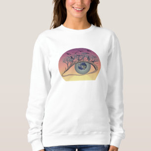 Sudadera Ojo en el mundo - Naturaleza y arte de la Tierra