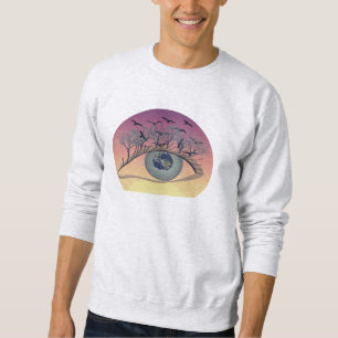 Sudadera Ojo en el mundo - Naturaleza y arte de la Tierra