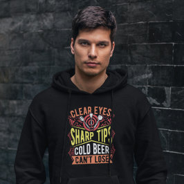 Sudadera Ojos claros, puntas afiladas, cerveza fría no pued