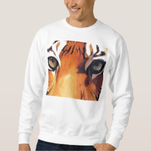 Sudadera Ojos de las ilustraciones del tigre