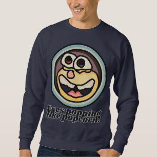 Sudadera ¡Ojos que aparecen como palomitas de maíz! Diver