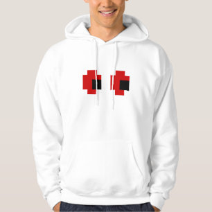 Sudadera Ojos rojos fantasmagóricos de 8 bits