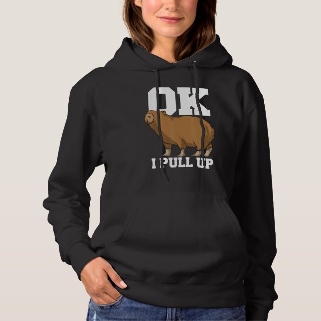 Sudadera Ok Llego Capybara 1 (Anverso)