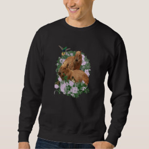 Sudadera OK ME PRESENTO Foto Realista de Capybara Colibrí