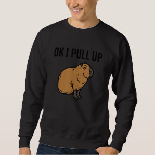 Sudadera Ok, Retiro El Chiste De Memes De Animales Capybara