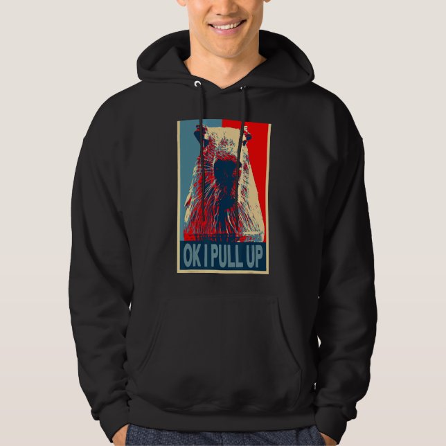 Sudadera ok, yo levanto la cosecha retro de Meme Cute (Anverso)