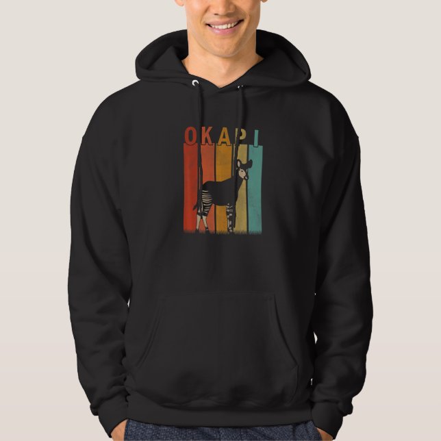Sudadera Okapi angustiado Hombres Mujeres Niño Okapi lindo  (Anverso)
