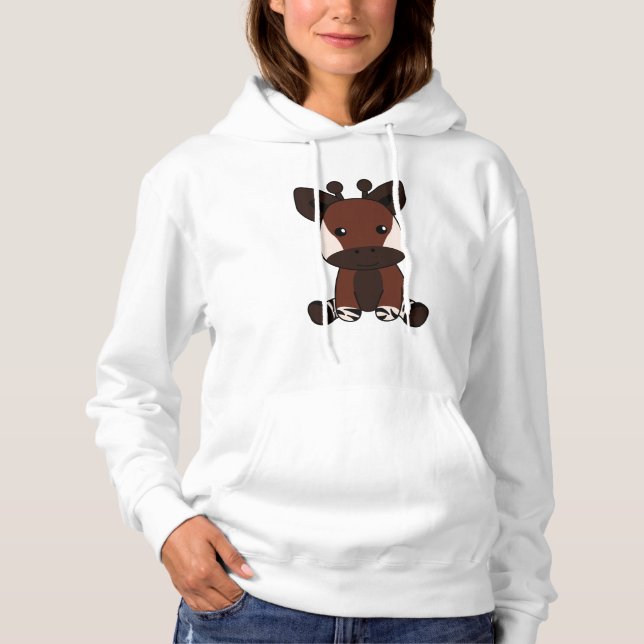 Sudadera Okapi Cute Forest Giraffe Zebra Giraffes Animal (Anverso)