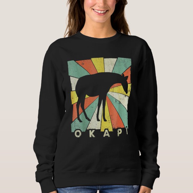 Sudadera Okapi Vintage Retro (Anverso)