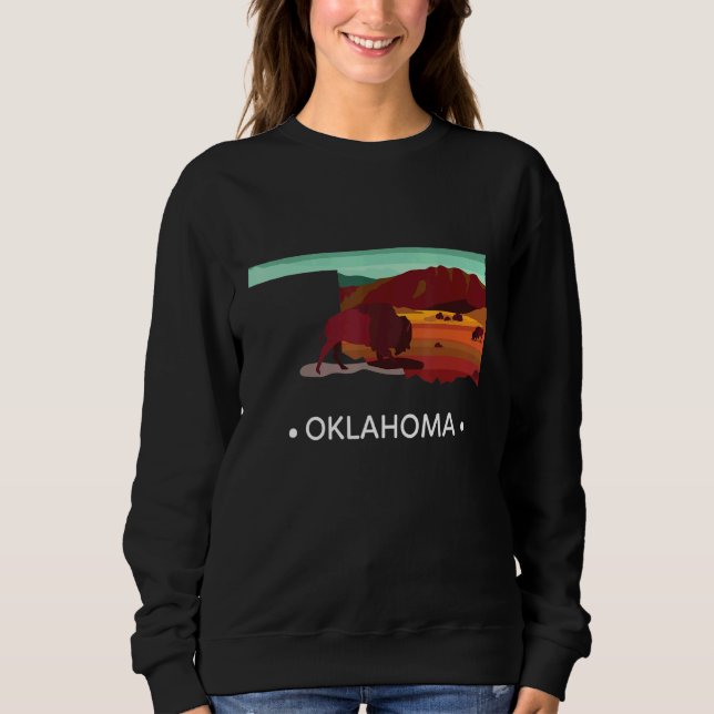 Sudadera Oklahoma, el estado más pronto (Anverso)