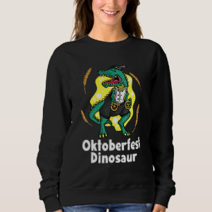 Sudadera Oktoberfest Dinosaur Lederhosen Costuma Bavaria
