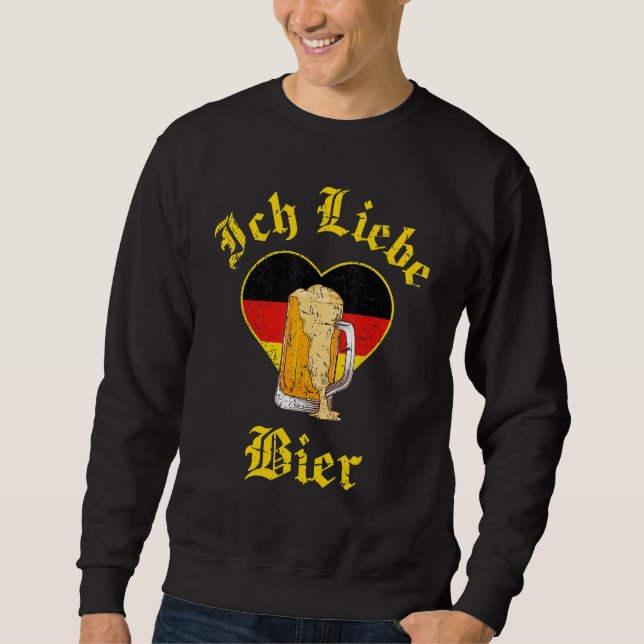 Sudadera Oktoberfest Ich Liebe Beer German Bavarian Festiva (Anverso)