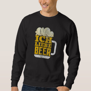 Sudadera Oktoberfest Ich Love Beer Retro German Bavarian Fe
