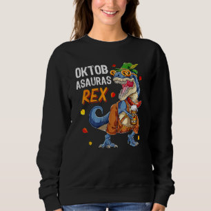 Sudadera Oktoberfest T Rex Dinosaur Lederhosen Bavarian Cos