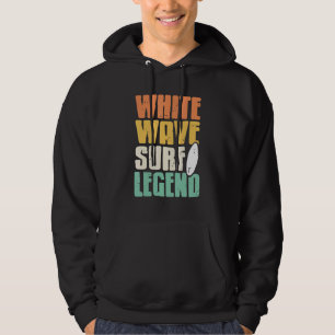 Sudadera Ola Blanca Leyenda del Surf Surfing Retro  Regalo