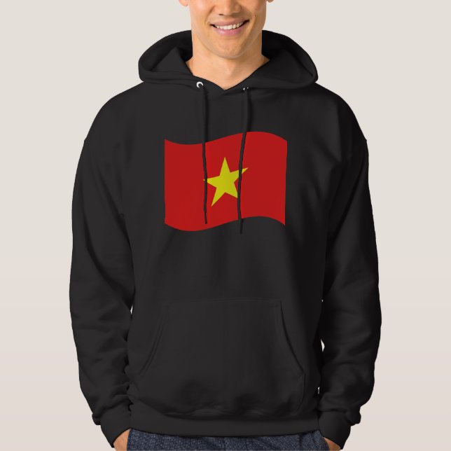 Sudadera Ola de bandera de Vietnam (Anverso)