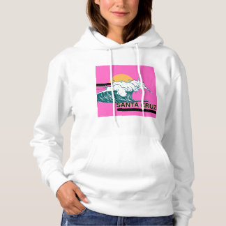 Sudadera Ola de Santa Cruz y capucha rosa de puesta de sol