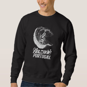 Sudadera Ola de surf de Nazaré Portugal