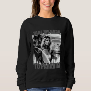 Sudadera Ola de surf Wakeboard Hobby Frase hermosa Surfista