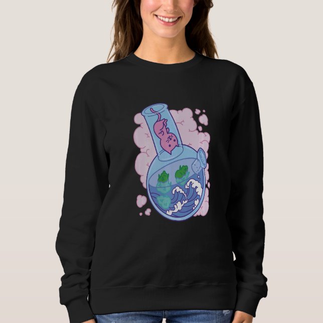 Sudadera Olas Bong articulación Gato   (Anverso)