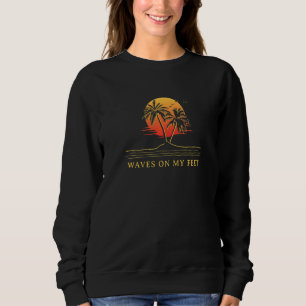Sudadera Olas de playa Surfing Ocean Surfer Vacaciones Vera