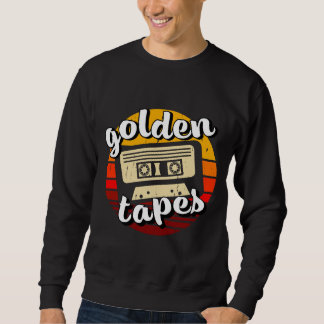 Sudadera old cassette golden tapes old music retro style