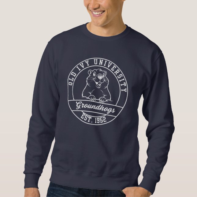 Sudadera Old Ivy Groundhog Navy Sweatshirt (Anverso)