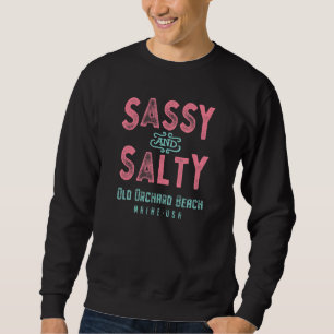 Sudadera Old Orchard Beach Maine Sassy y Salty