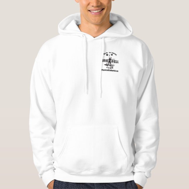 Sudadera Old School Barbell Club - Circus Strongman (Anverso)