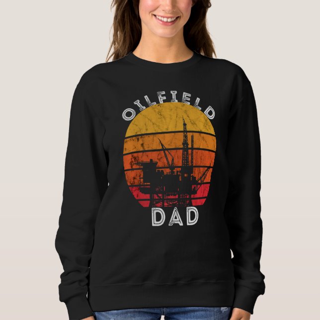 Sudadera Oleoidal de Petróleo Retro Oleón de Aceite para Ho (Anverso)