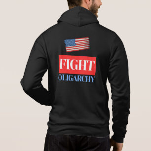 Sudadera Oligarquía de la Lucha - Vintage Bandera Americana