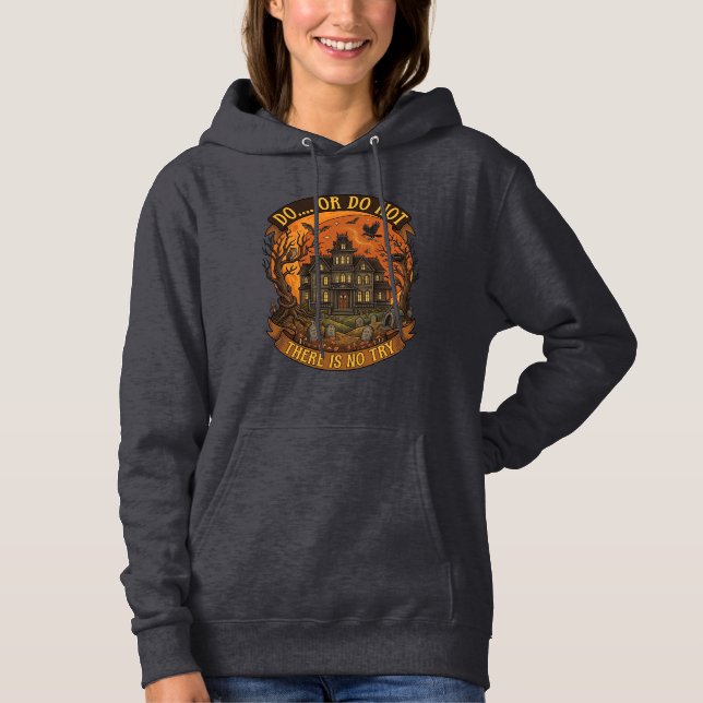 Sudadera Olvidar Dulces Solo Dame Alpaca Halloween Fantasma (Anverso)