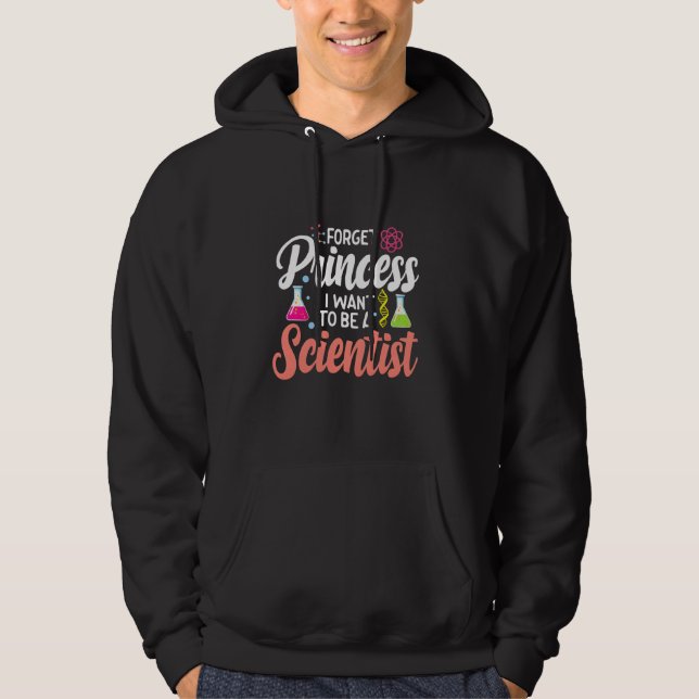 Sudadera olvidar princesa quiero ser una científica Diverti (Anverso)