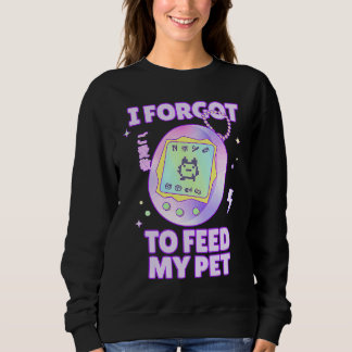 Sudadera Olvidé Alimentar a Mi Mascota Virtual Japonesa de