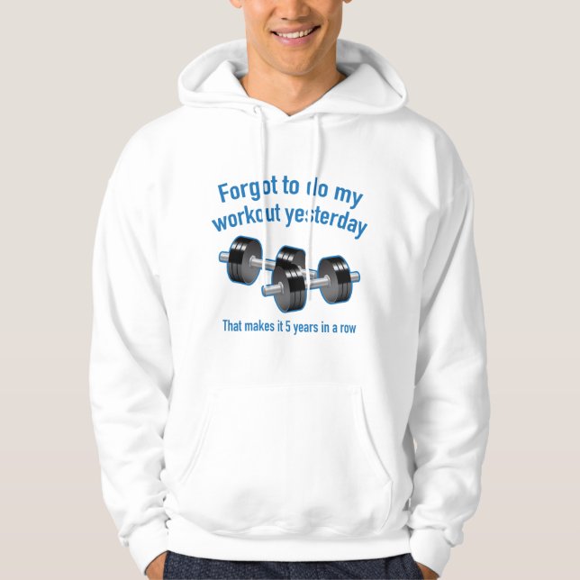 Sudadera Olvidé Hacer Mi Trabajo Ayer (Anverso)