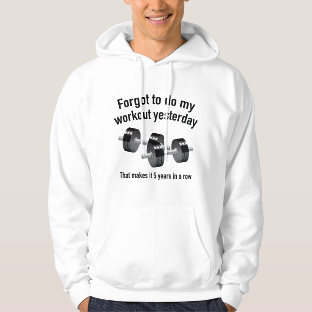 Sudadera Olvidé Hacer Mi Trabajo Ayer (Anverso)