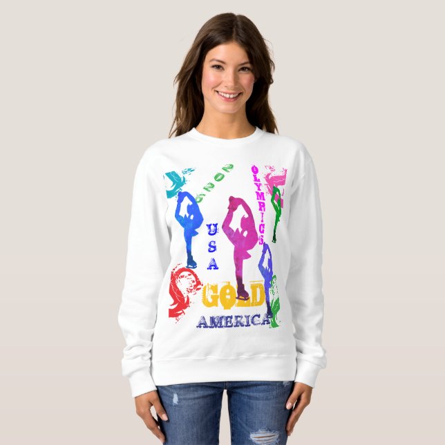 SUDADERA OLYMPIC ICE SKATING (Anverso completo)