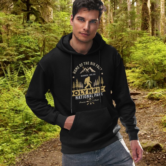 Sudadera Olympic National Park Home of the Big Foot (Subido por el creador)