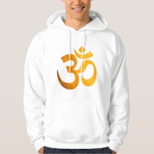 Om hoodies, Sweatshirt con un símbolo hindú Om