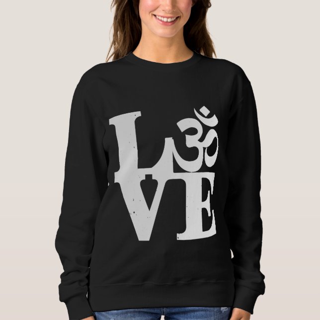 Sudadera Om Love (Anverso)