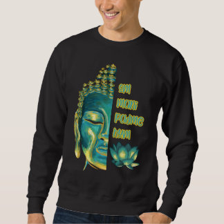 Sudadera Om Mani Padme Hum Buddha Face Buddhist Mantra Budd