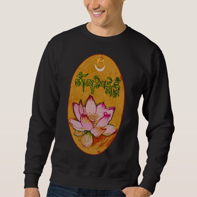 Sudadera Om Mani Padme Hum Lotus (Anverso)